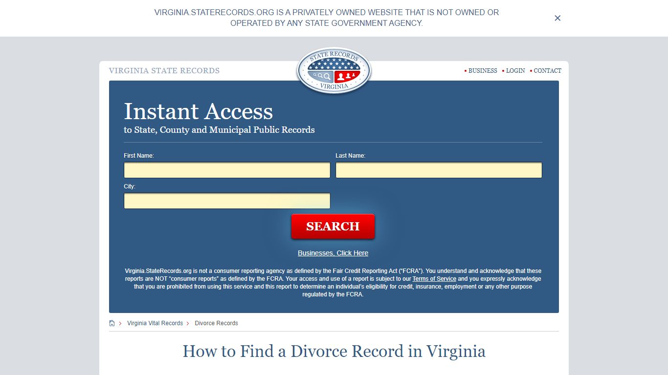 How to Find a Divorce Record in Virginia - Virginia State Records